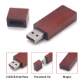 New Style Wood Rectangular shape 8GB16GB USB Flash Drives USB 2.0 Flash Drive Wood High popular 32GB 64GB Flash Drive With Logo